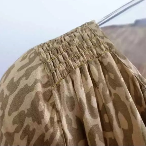 Leopard Animal Print Tunic Long Sleeve Mini Dress - Picture 6 of 9